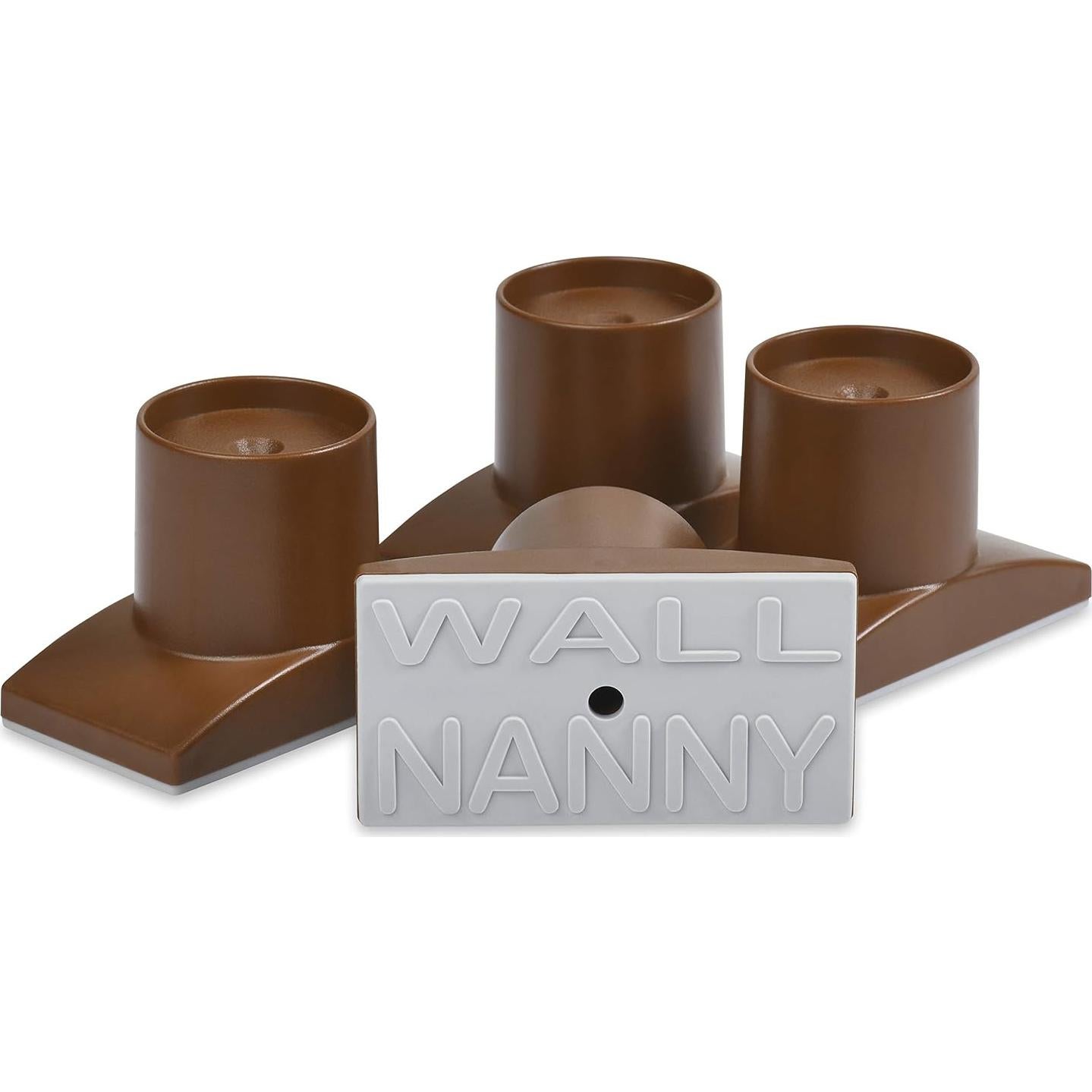 Extensor Wall Nanny 10 cm para Puertas Bebés - Marrón