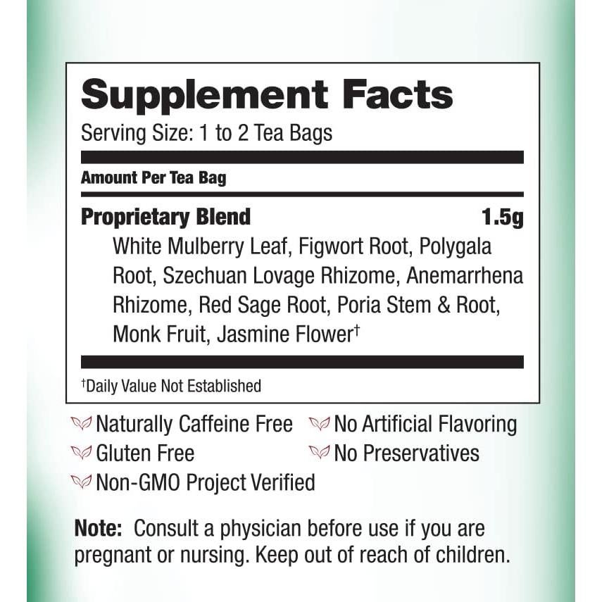 Té Bravo Tea Triple Stress Relief Sin Cafeína 20 Bolsitas