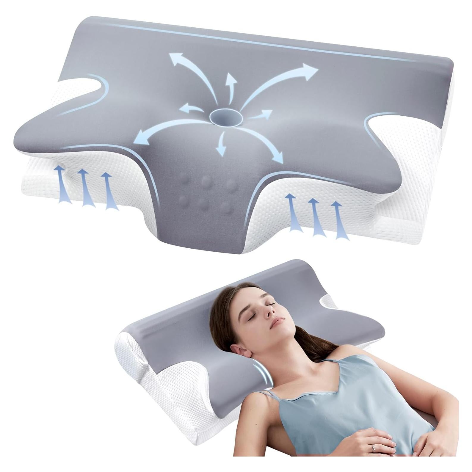 Almohada Cervical Ergonomica ComRola con Espuma Memoria 1.72kg