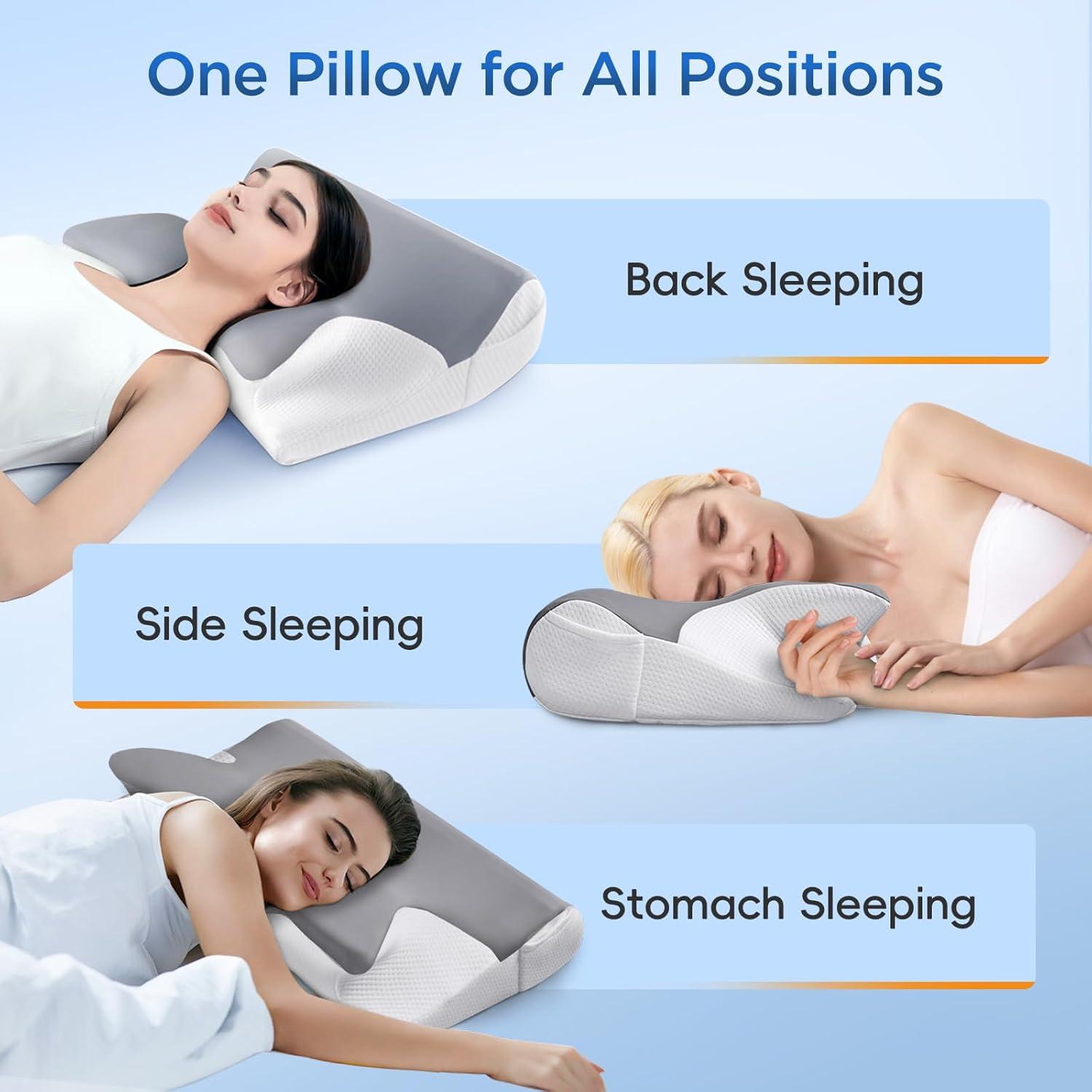 Almohada Cervical Ergonomica ComRola con Espuma Memoria 1.72kg