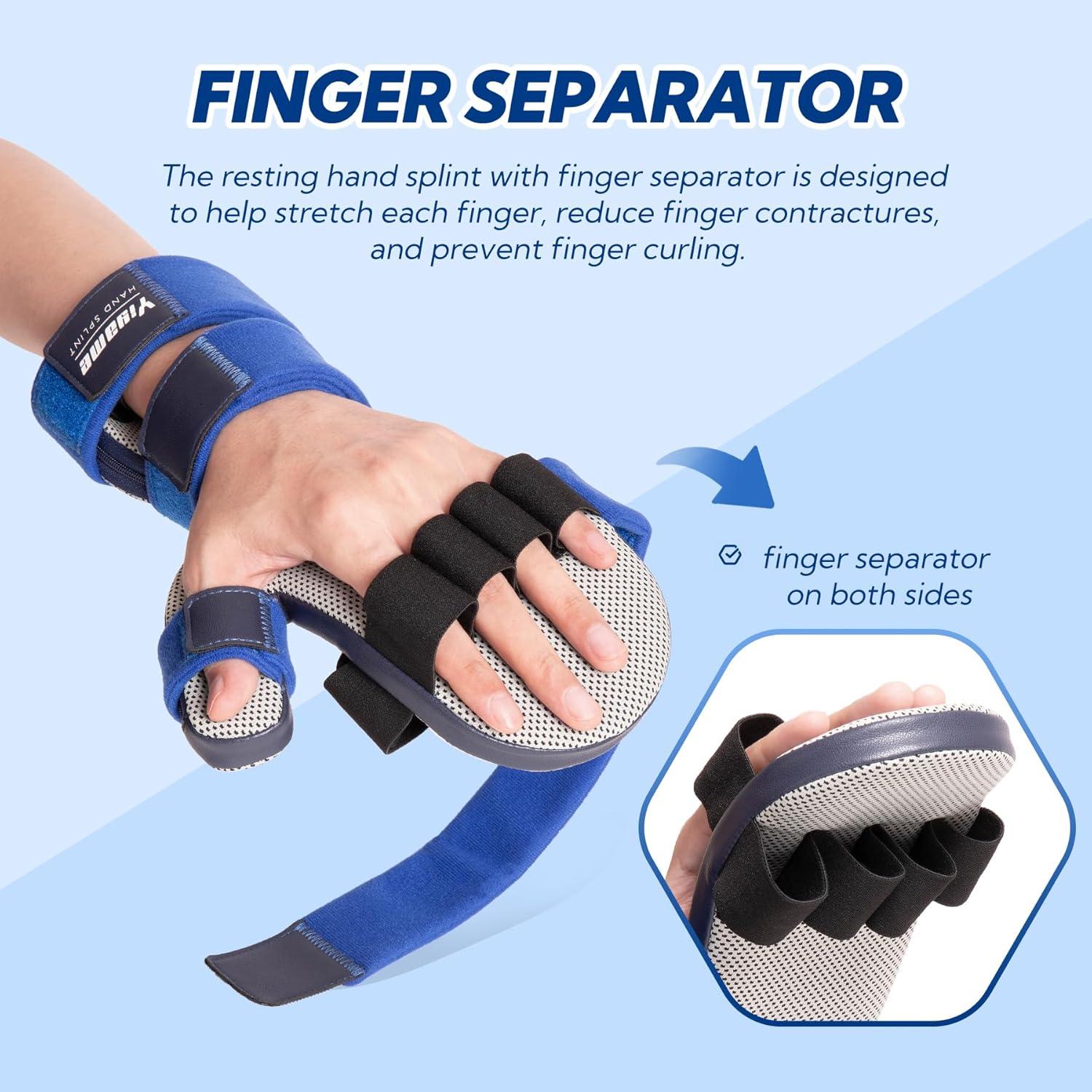 Férula de Mano en Reposo Yiyame para Ictus y Artritis - Tamaño S