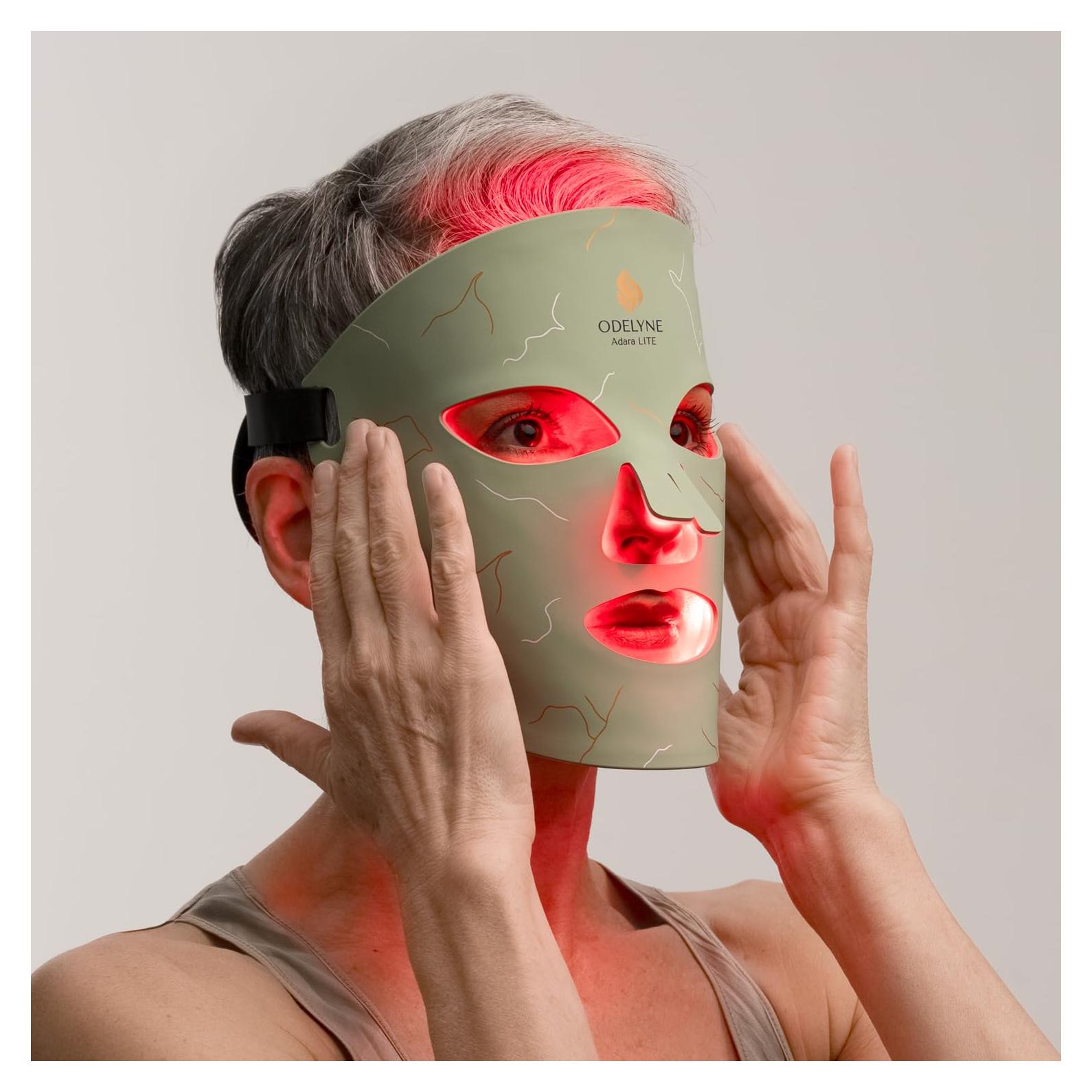 Máscara Facial LED Odelyne Adara Lite con Terapia de Luz