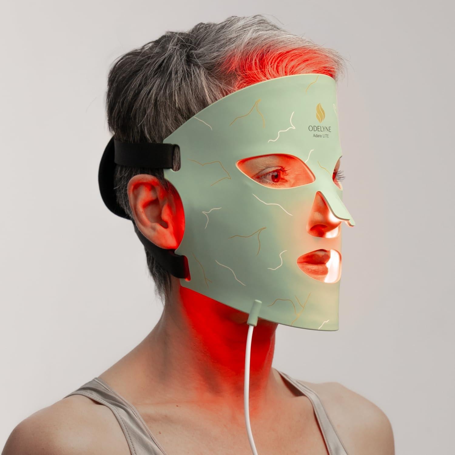 Máscara Facial LED Odelyne Adara Lite con Terapia de Luz