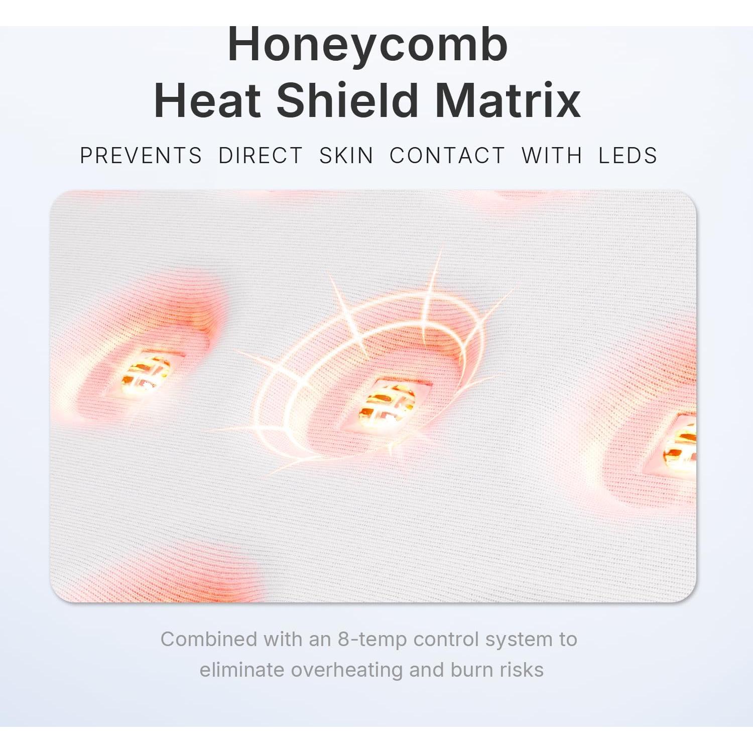 Máscara de Terapia de Luz LED Hello Face M500 para Acné y Arrugas