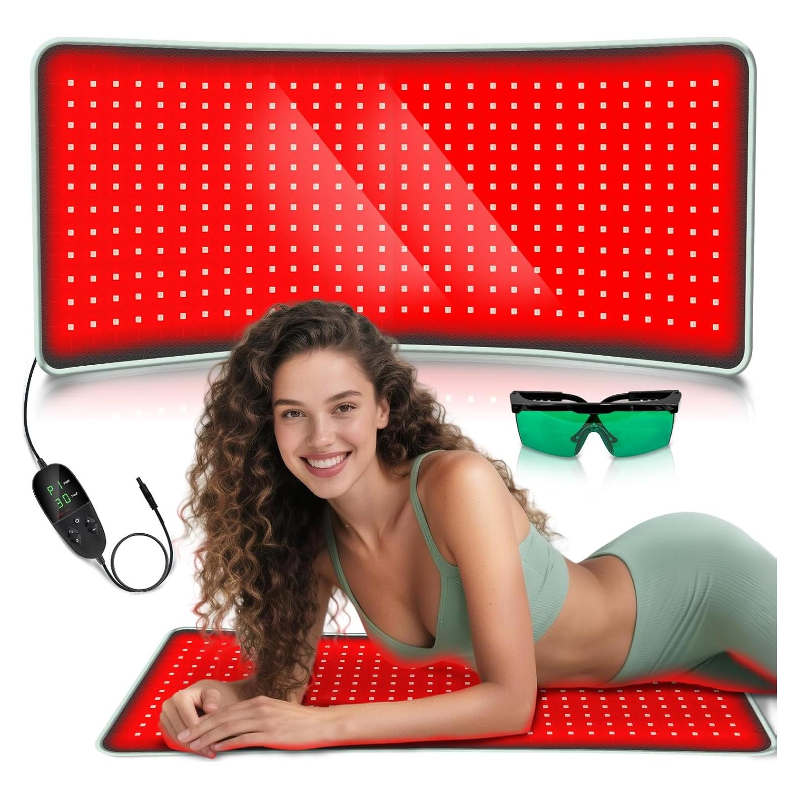 Almohadilla de Terapia de Luz Roja MIVANI 81.3x30.5cm 360 LEDs