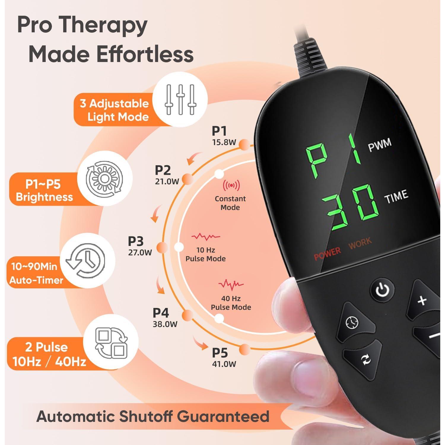 Almohadilla de Terapia de Luz Roja MIVANI 81.3x30.5cm 360 LEDs