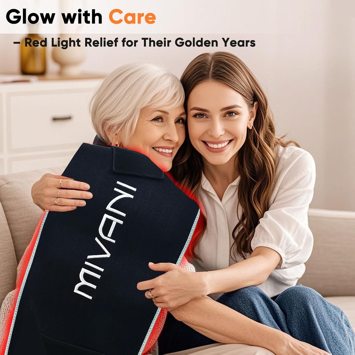 Almohadilla de Terapia de Luz Roja MIVANI 81.3x30.5cm 360 LEDs