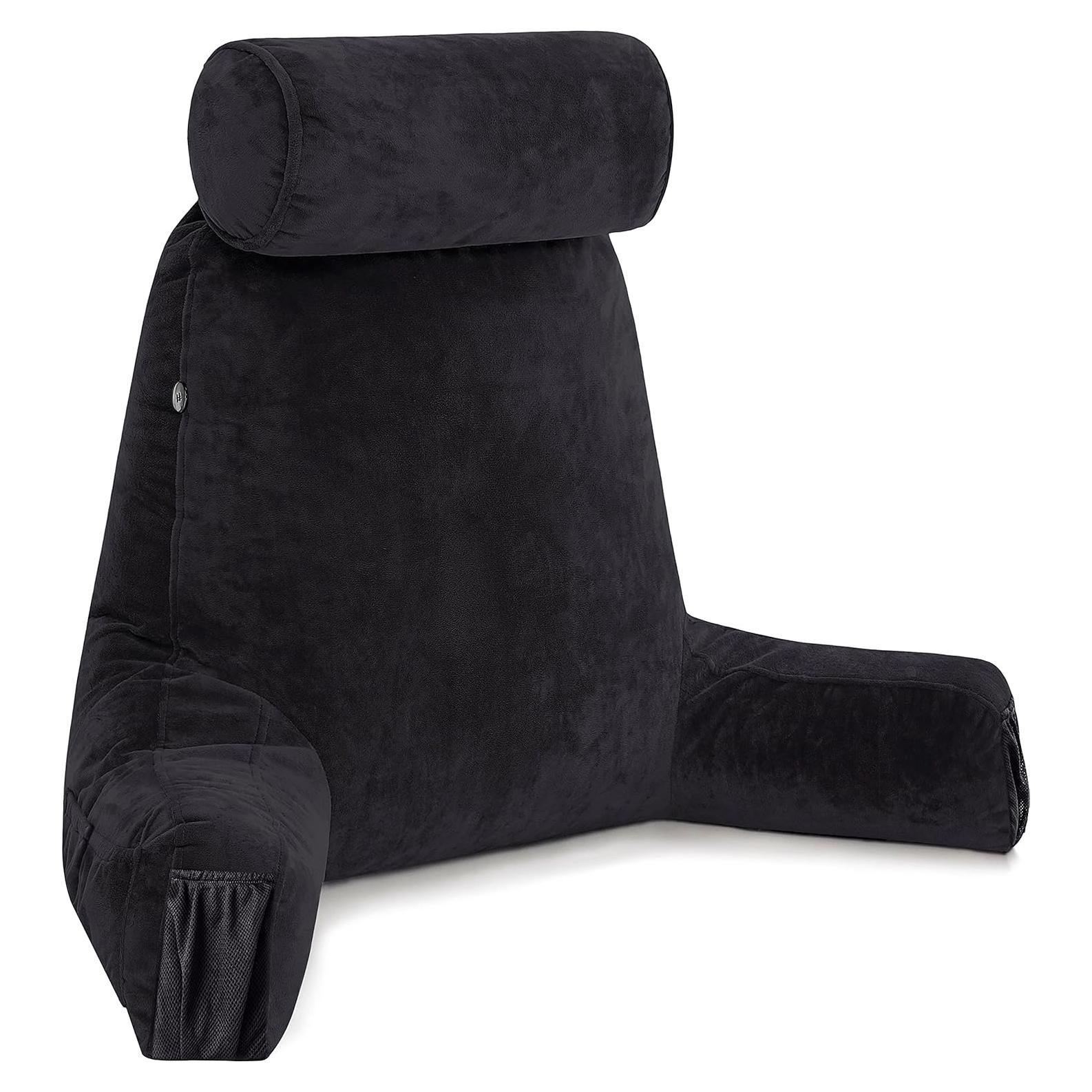 Cojín de Esposo Mediano Negro - Espuma Viscoelástica, Funda Lavable