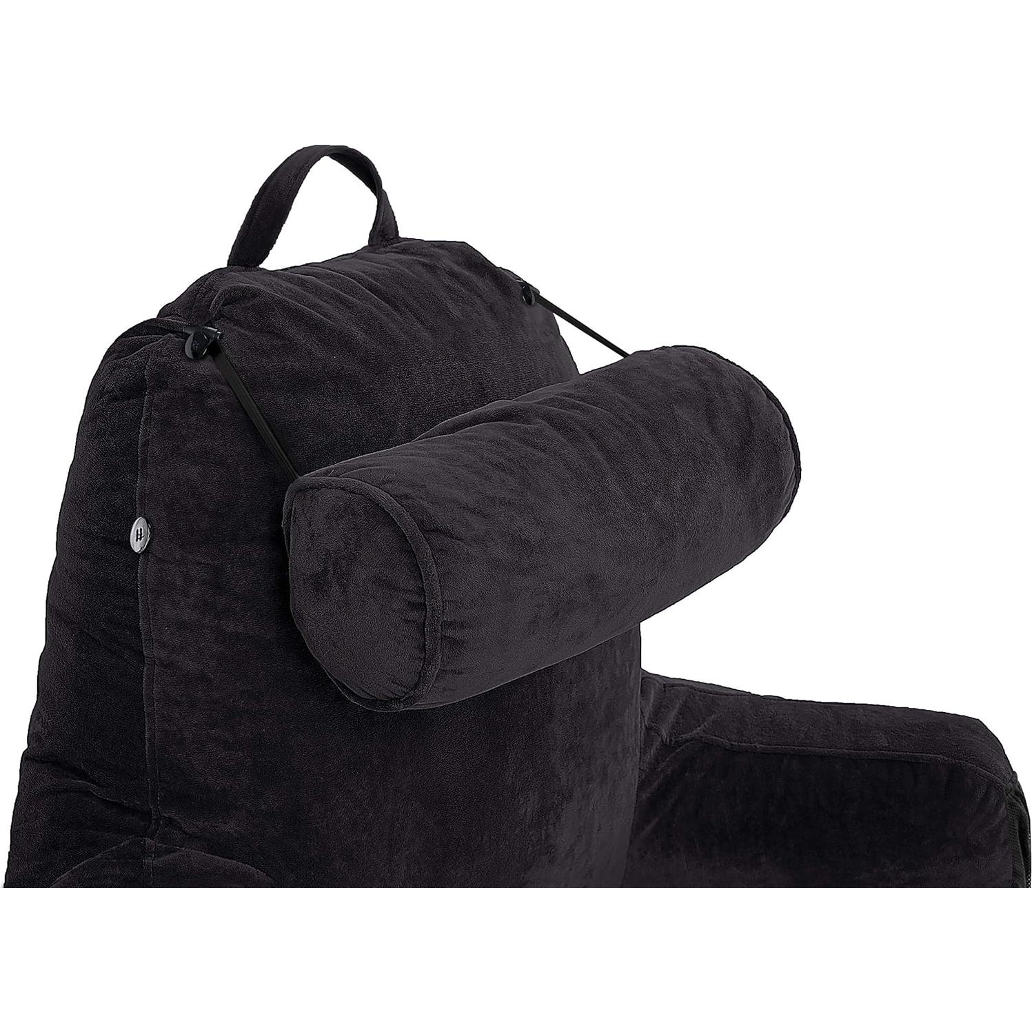 Cojín de Esposo Mediano Negro - Espuma Viscoelástica, Funda Lavable