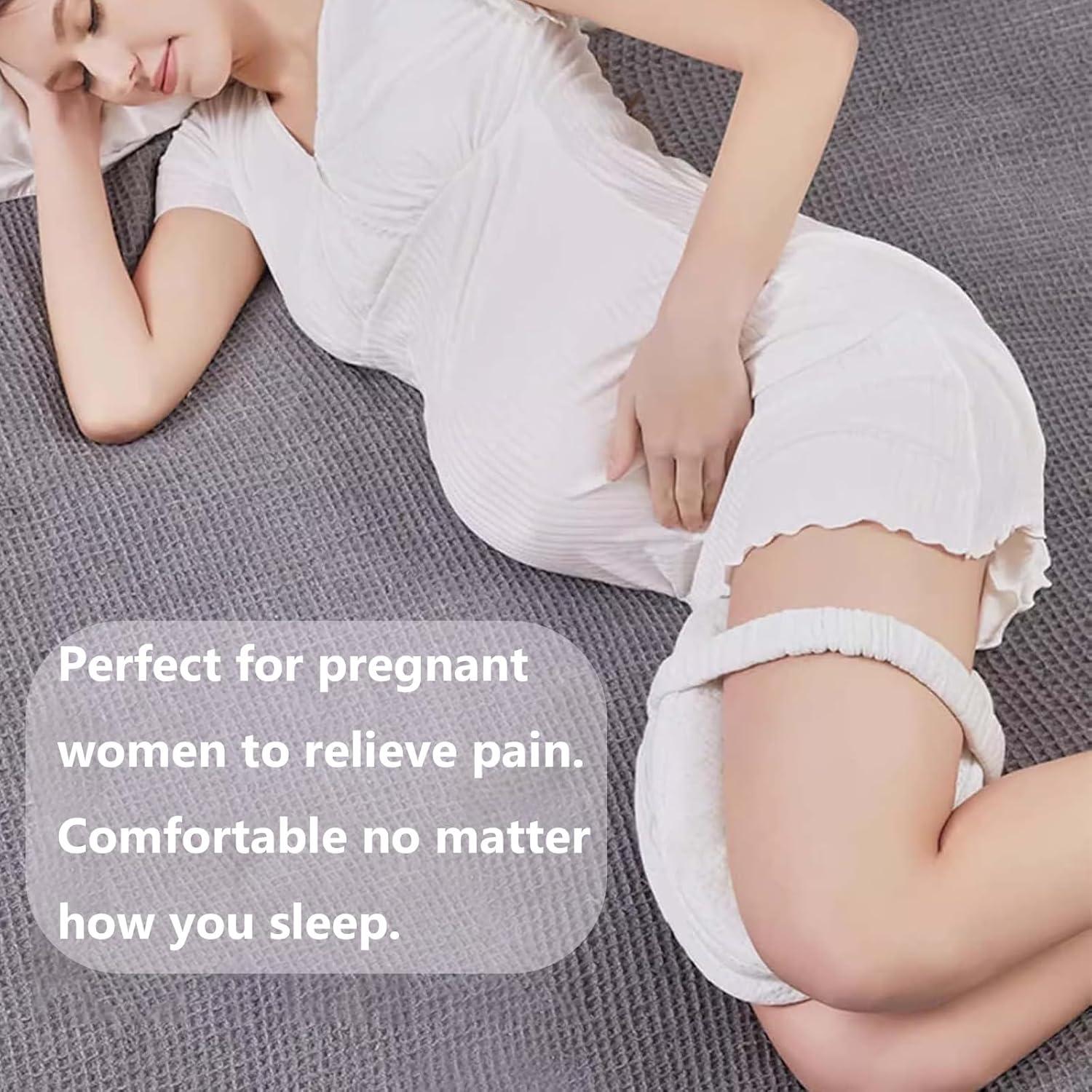 Almohada de Rodilla Genérica para Durmientes de Lado Azul