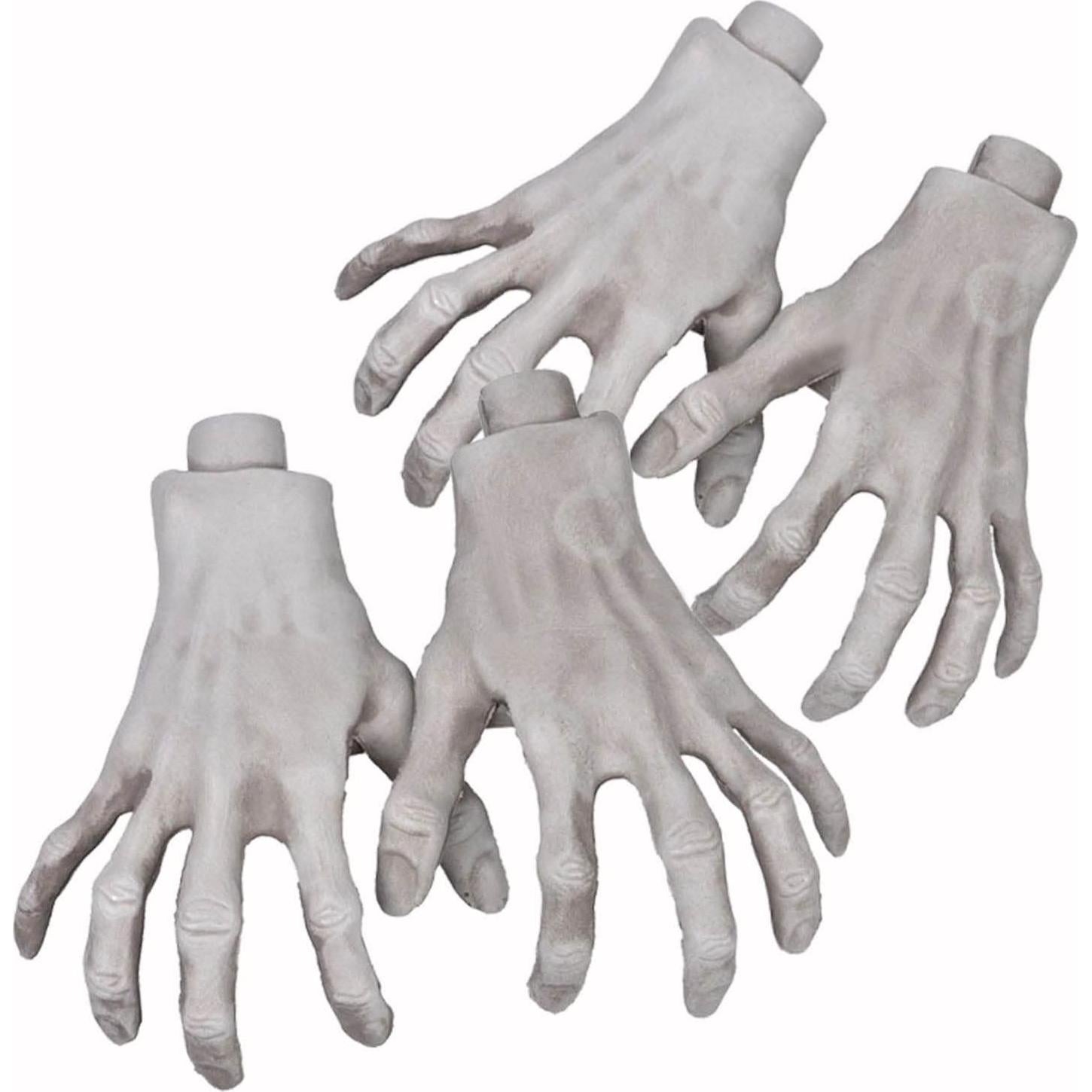 Manos Esqueléticas de Halloween XONOR - 2 Pares Realistas 20 cm