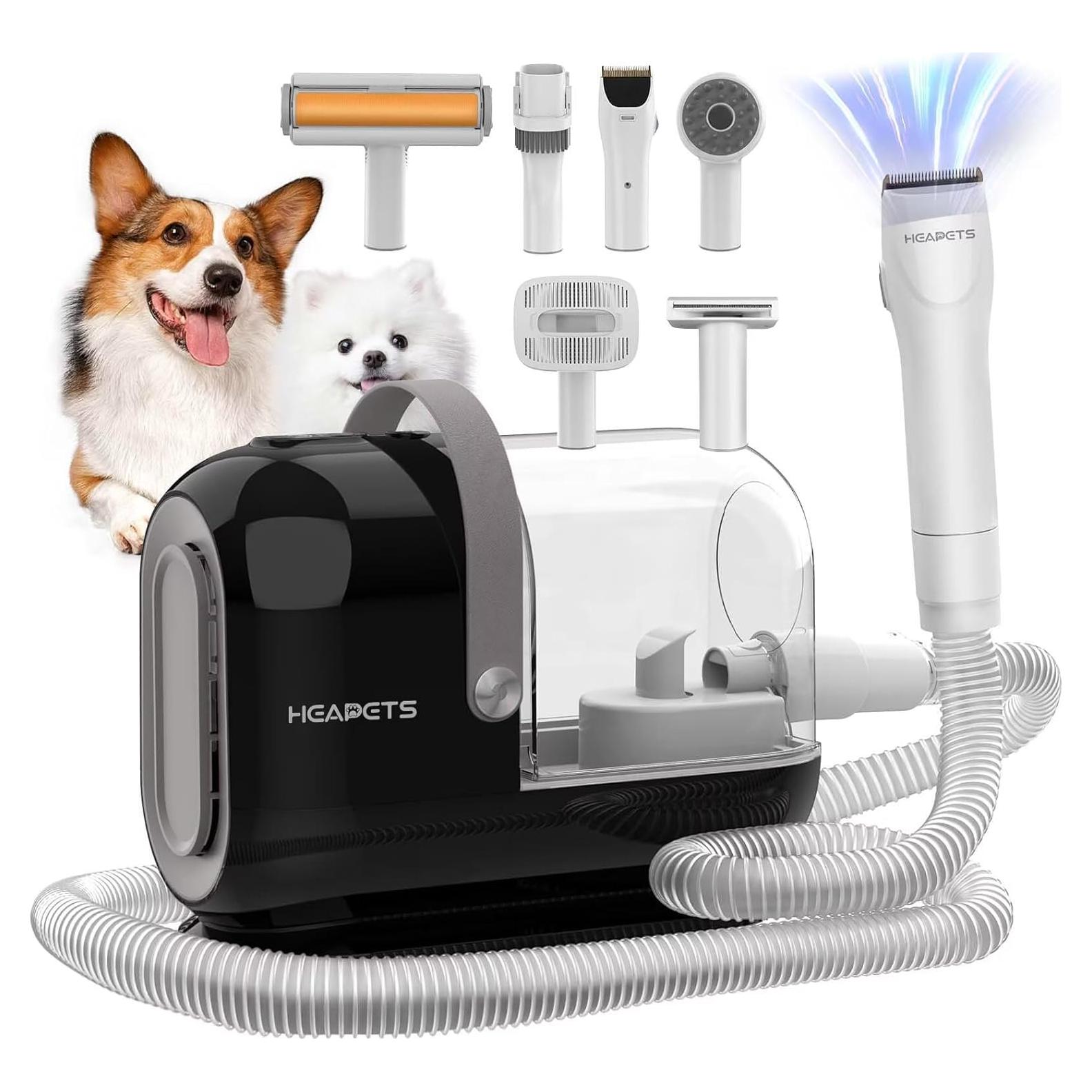 Kit de Aspiradora para Acicalamiento HEAPETS 3L con 7 Herramientas