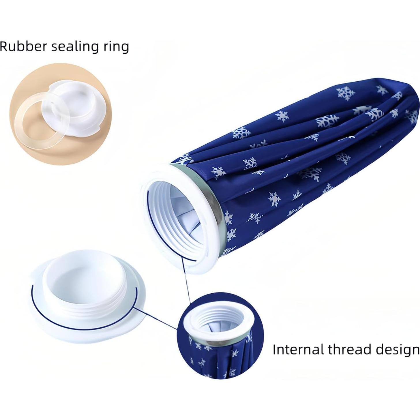 Bolsa de Hielo Reutilizable FANBODTA 14.5 cm Terapia Fría y Caliente