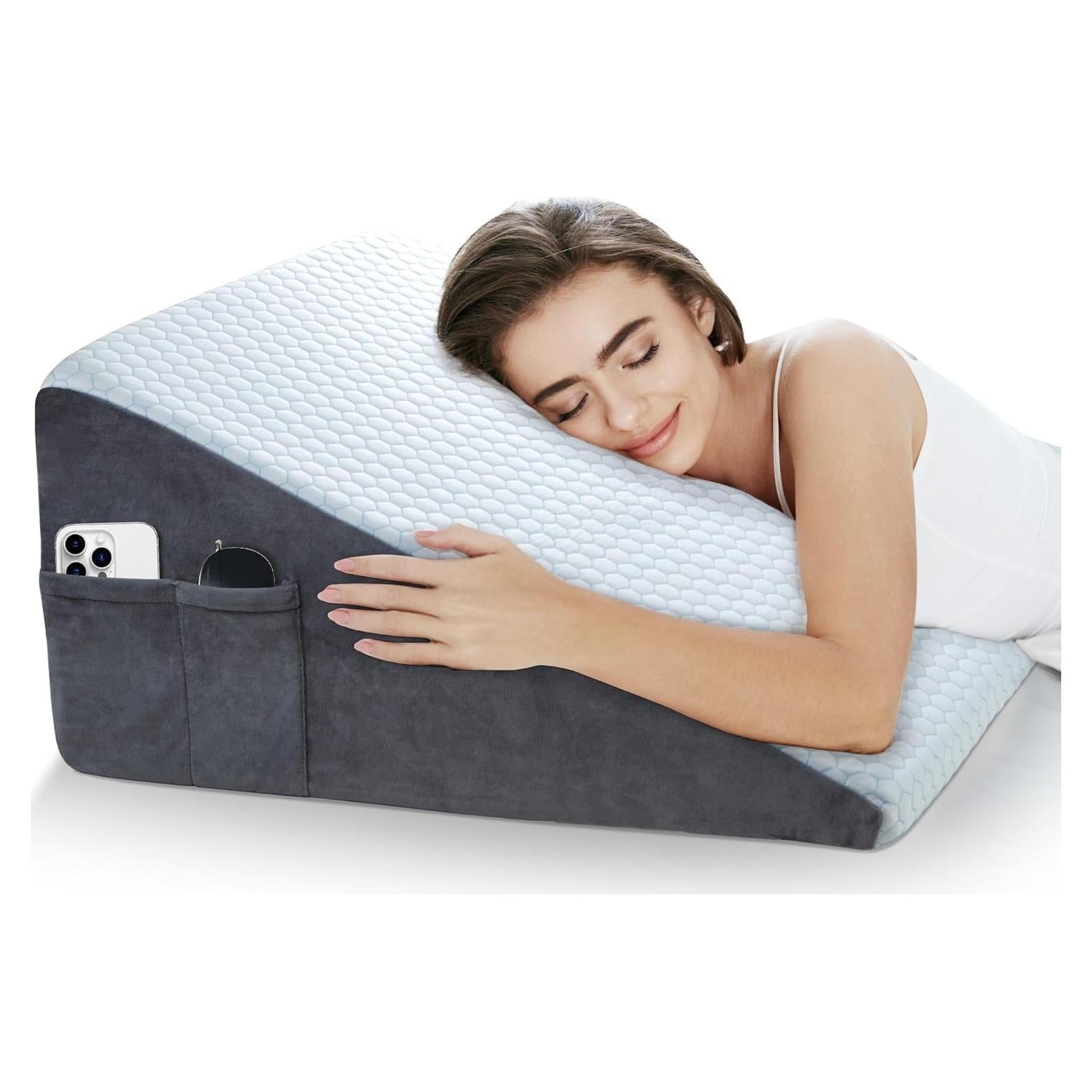 Almohada en Cuña Puredown 61x61x20.3cm Soporte para Reflujo