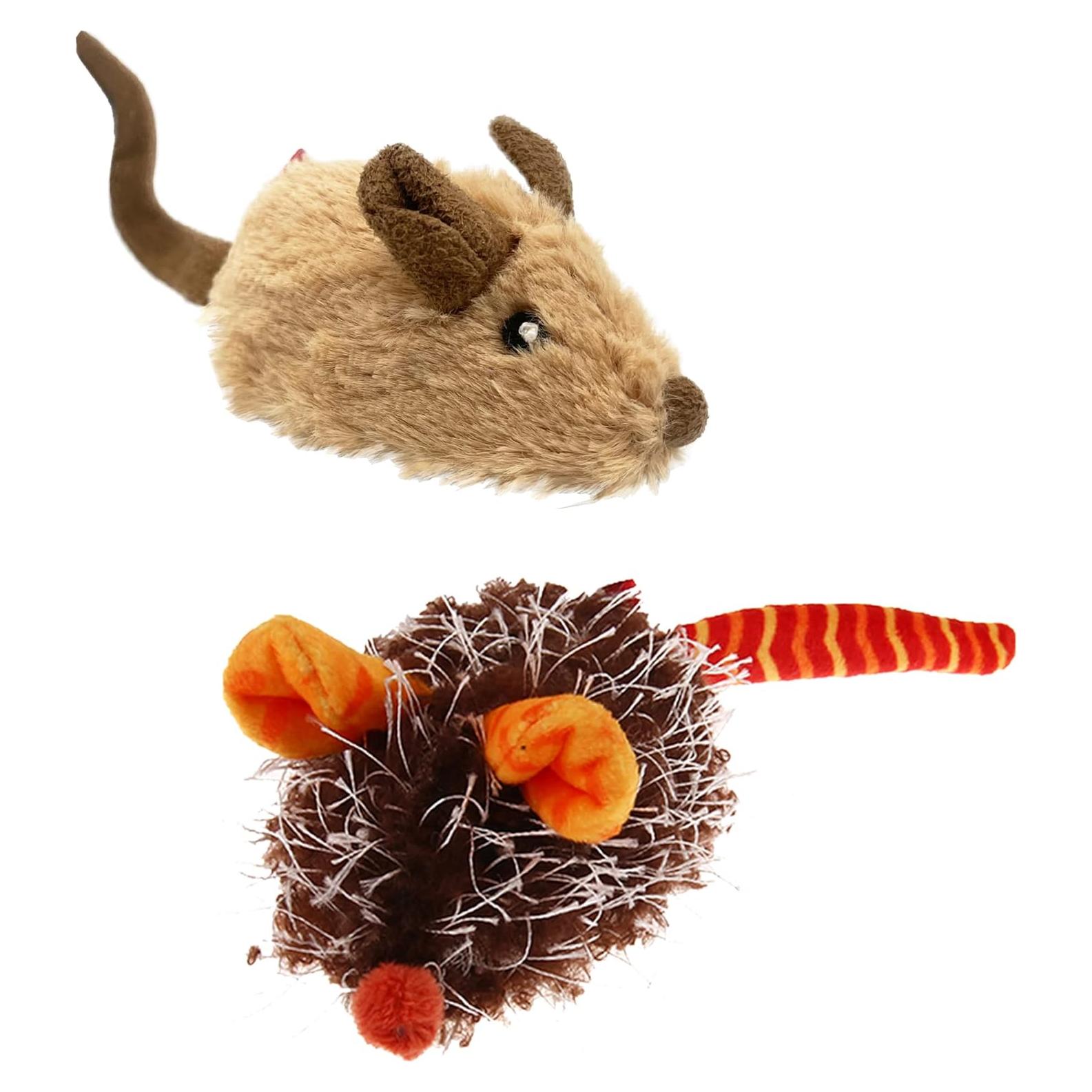 Juguetes Interactivos para Gatos GiGwi - 2 Pcs Ratón Automático