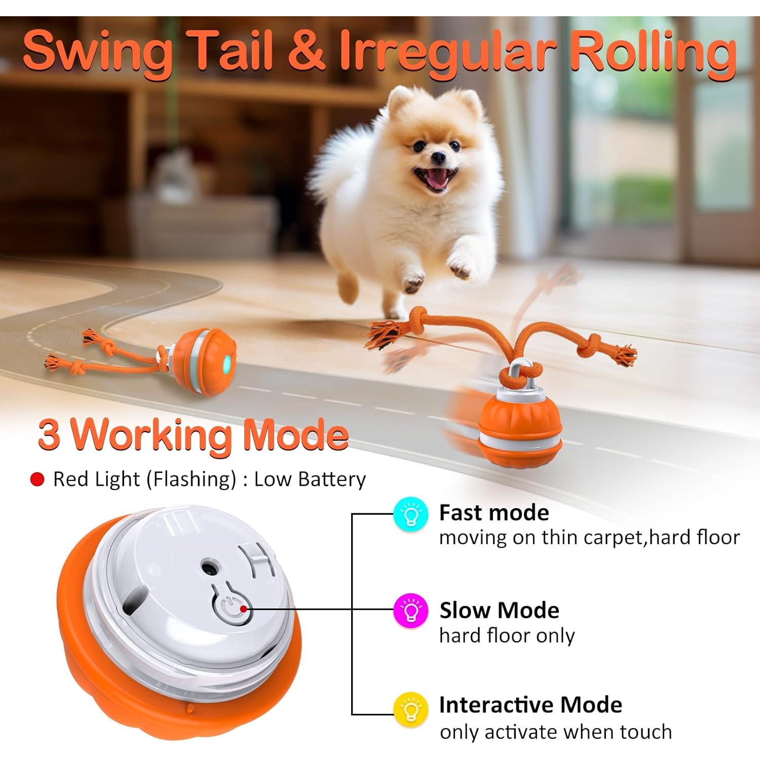 Pelota Interactiva para Perros Salodal P38 Recargable USB