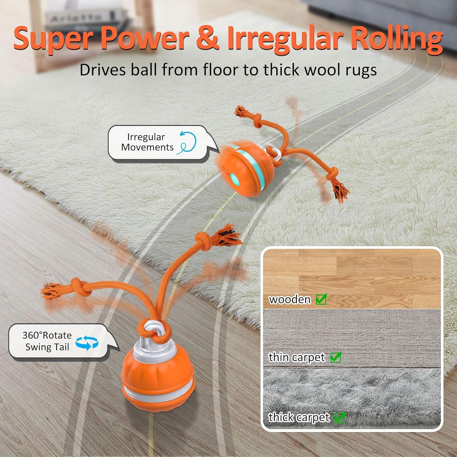 Pelota Interactiva para Perros Salodal P38 Recargable USB