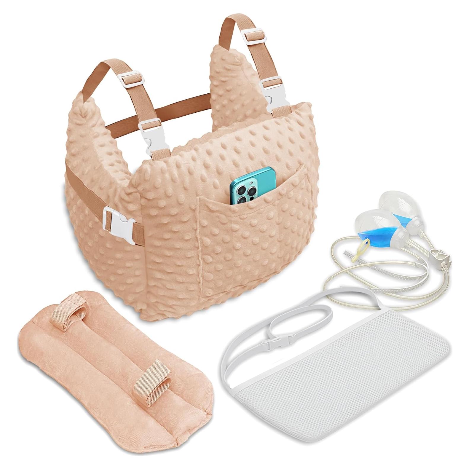 Almohada de Recuperación Post-Mastectomía Zomaple Rosa Dorado