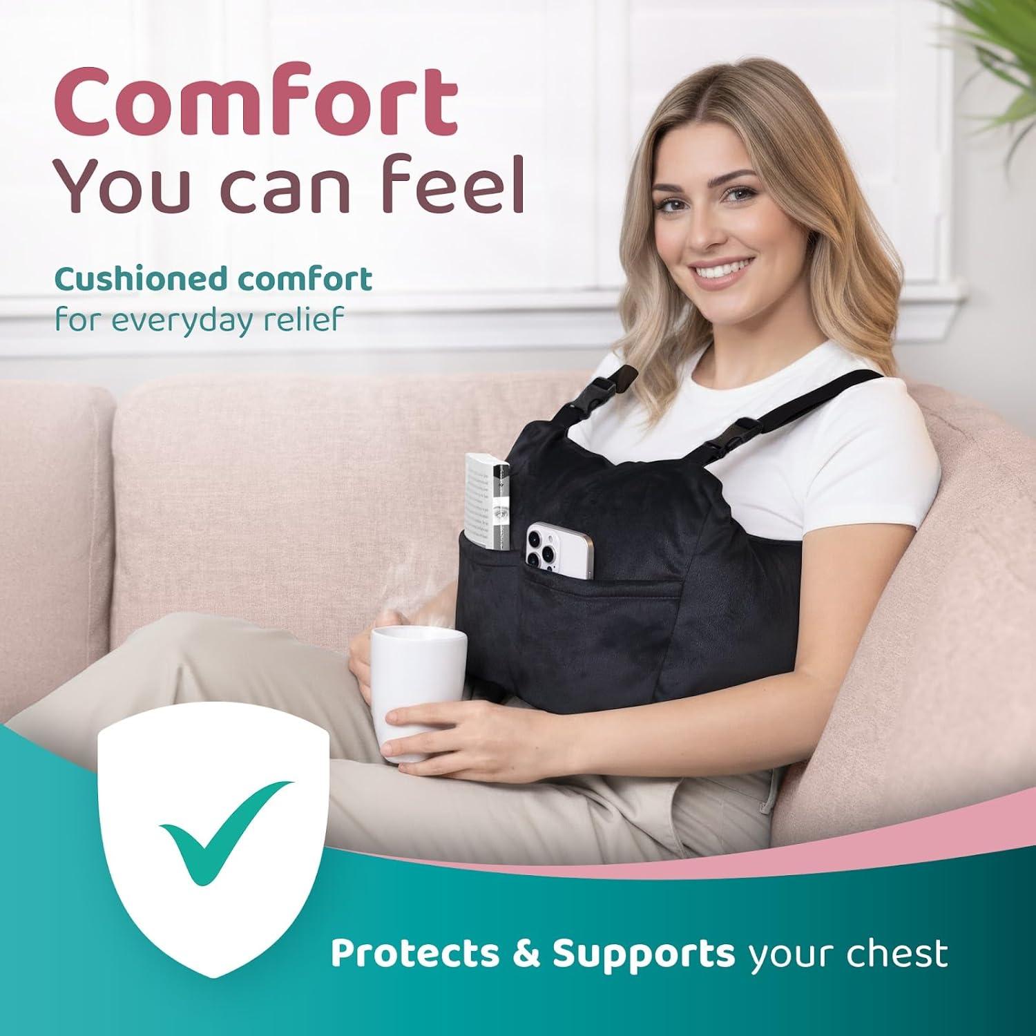 Almohada de Recuperación Post-Mastectomía Zomaple - Soporte Suave