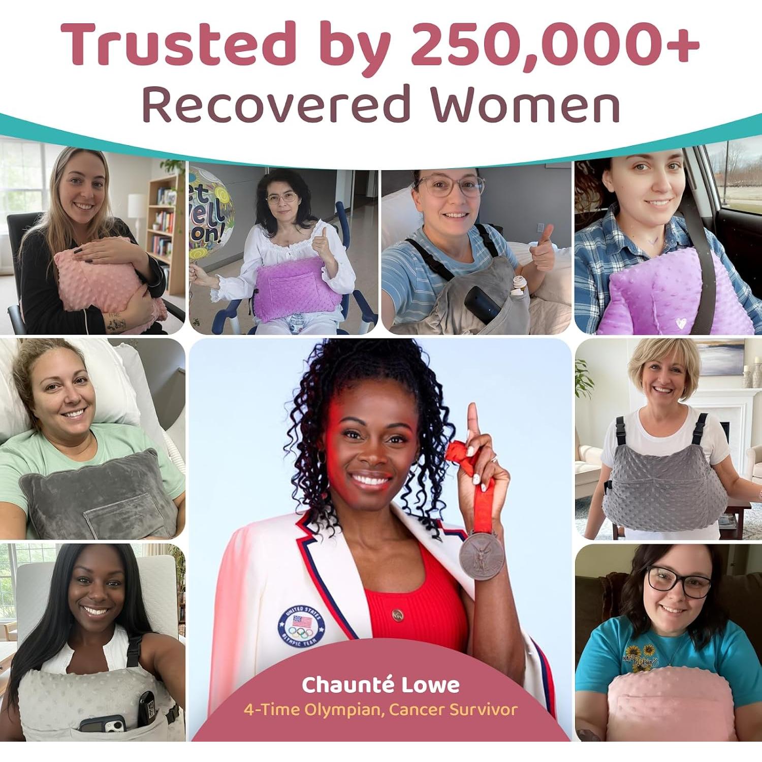 Almohada de Recuperación Post-Mastectomía Zomaple - Soporte Suave