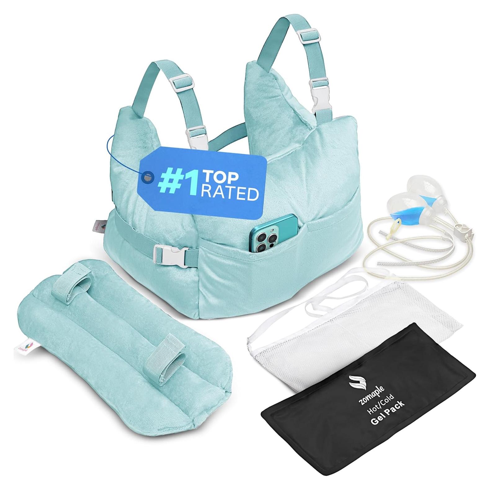 Almohada de Recuperación Post-Mastectomía Zomaple Aqua