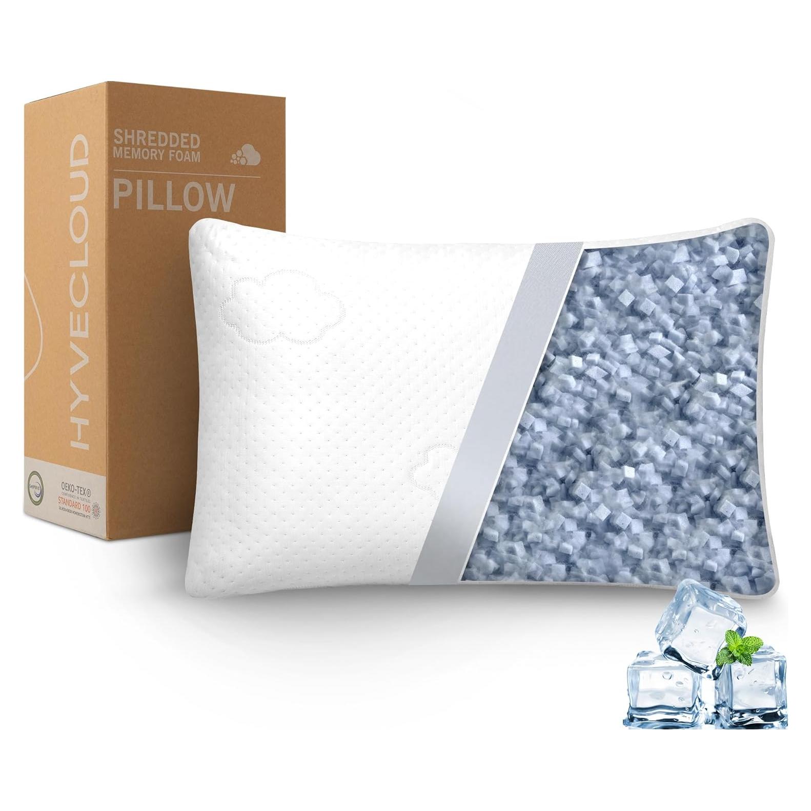 Almohada de Espuma con Memoria HYVECLOUD Reina Refrigerante