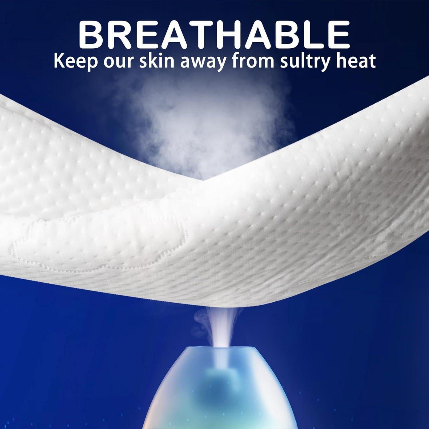 Almohada de Espuma con Memoria HYVECLOUD Reina Refrigerante