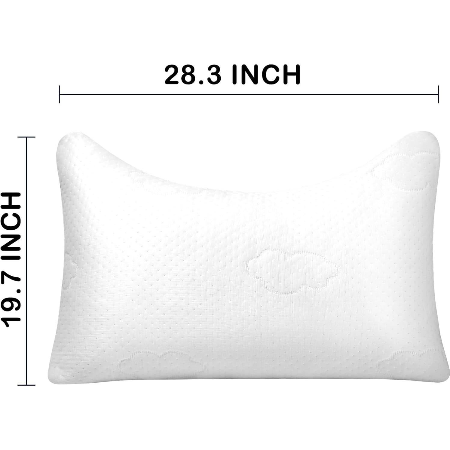 Cojines de Espuma con Memoria HYVECLOUD Reina + Relleno Extra