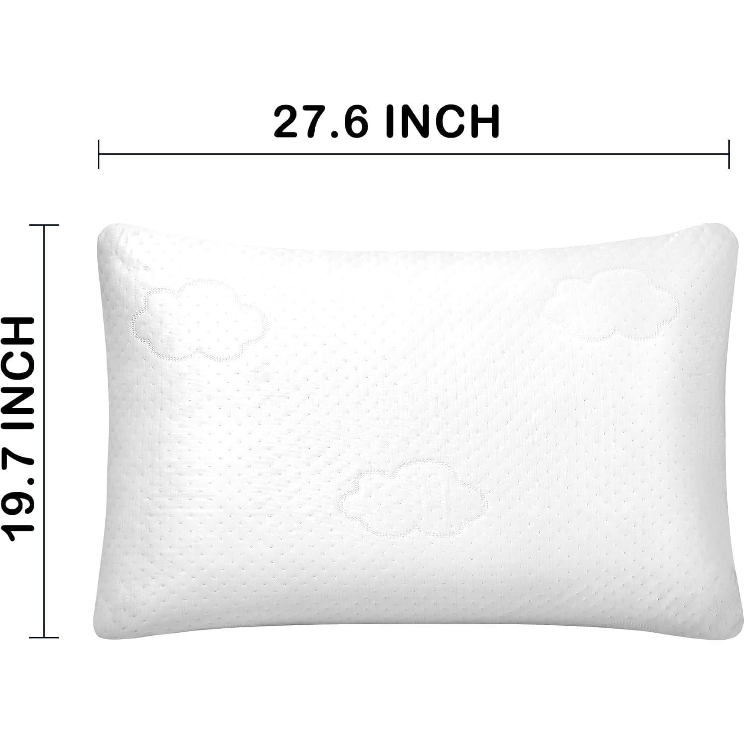 Almohadas de Espuma con Memoria HYVECLOUD - Juego de 2 Reina