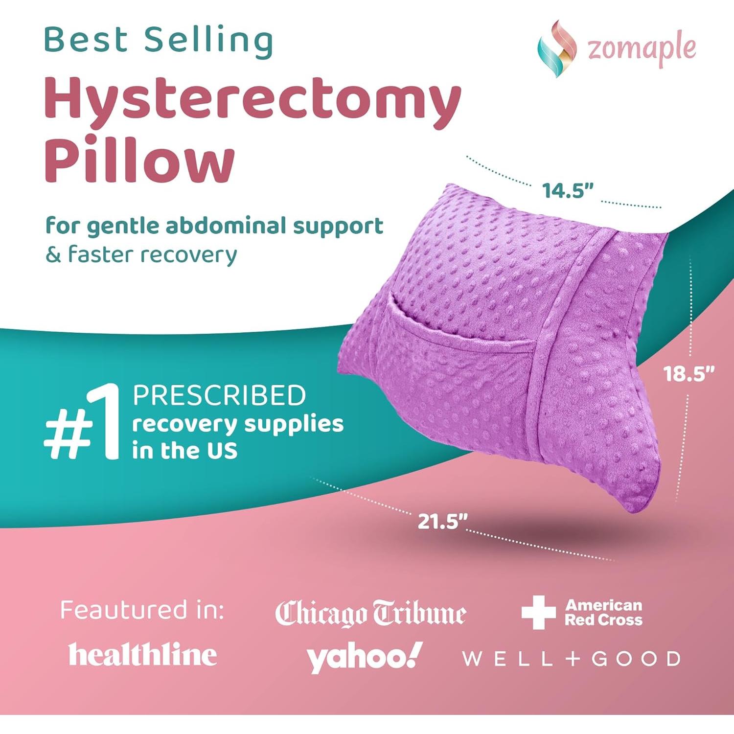 Almohada de Recuperación Zomaple HTP2 con Gel para Histerectomía