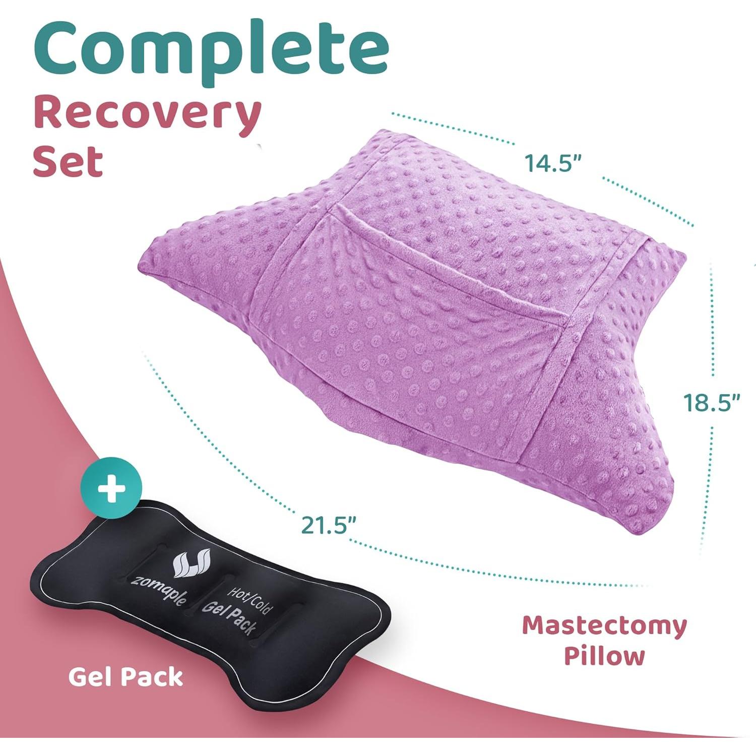 Almohada de Recuperación Zomaple HTP2 con Gel para Histerectomía