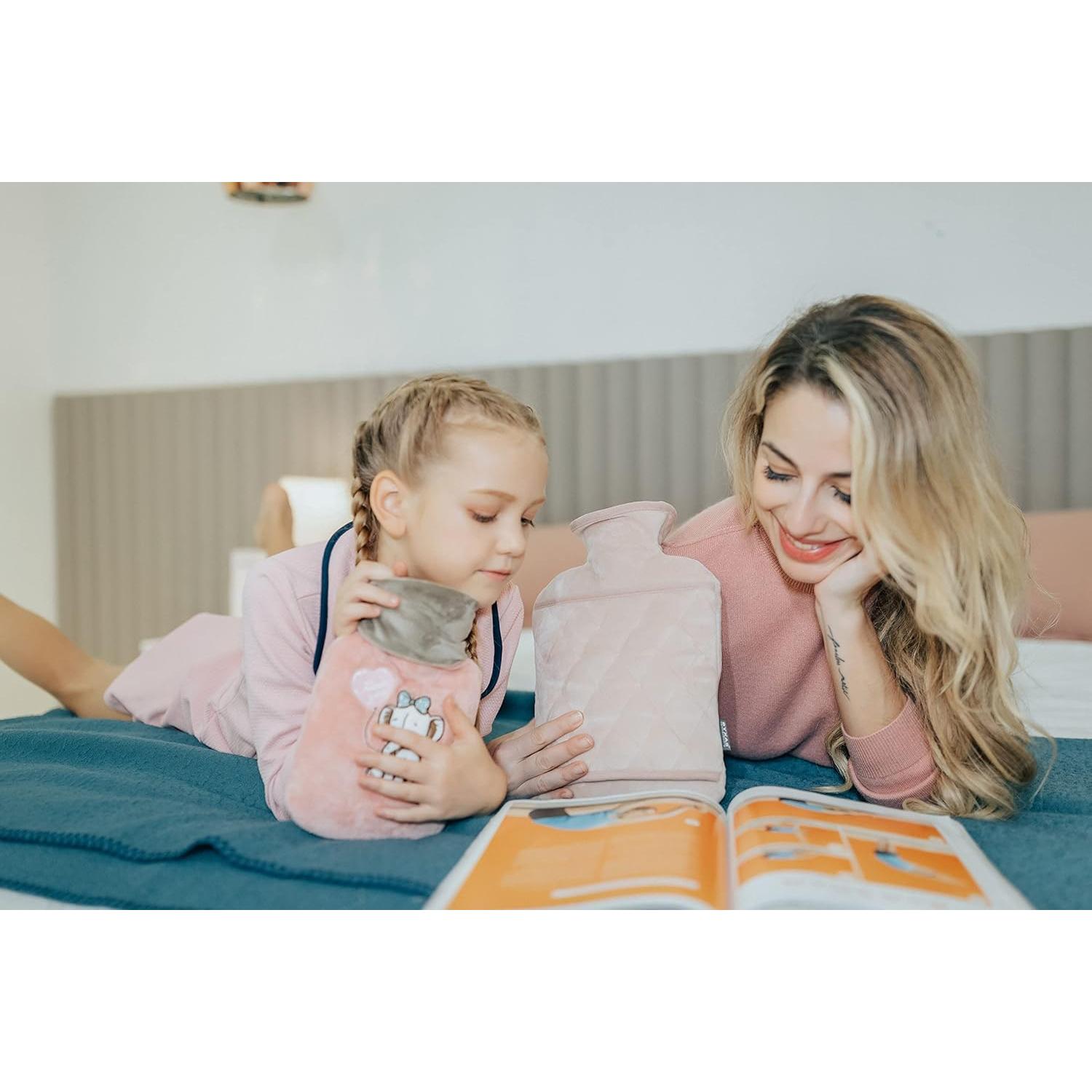 Bolsa de Agua Caliente 2L BYXAS PVC Inodora Rosa