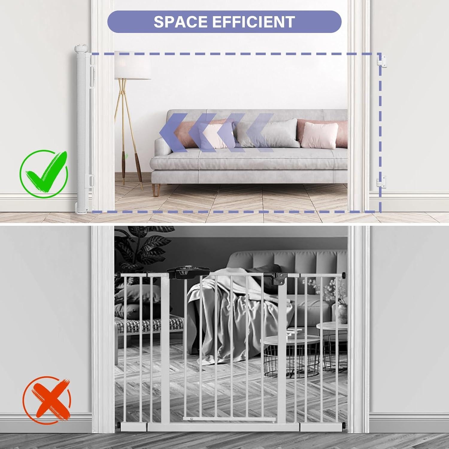 Puerta Retráctil PRObebi para Bebés y Perros 137x86 cm