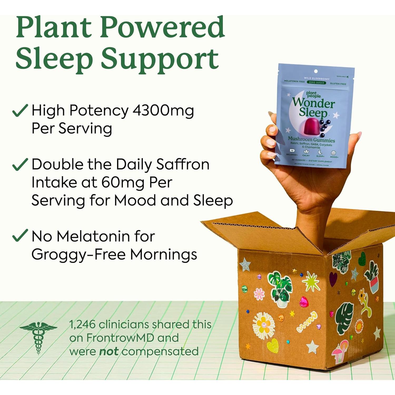 Gominolas para Sueño Plant People 60 Unidades Sabor Silvestre