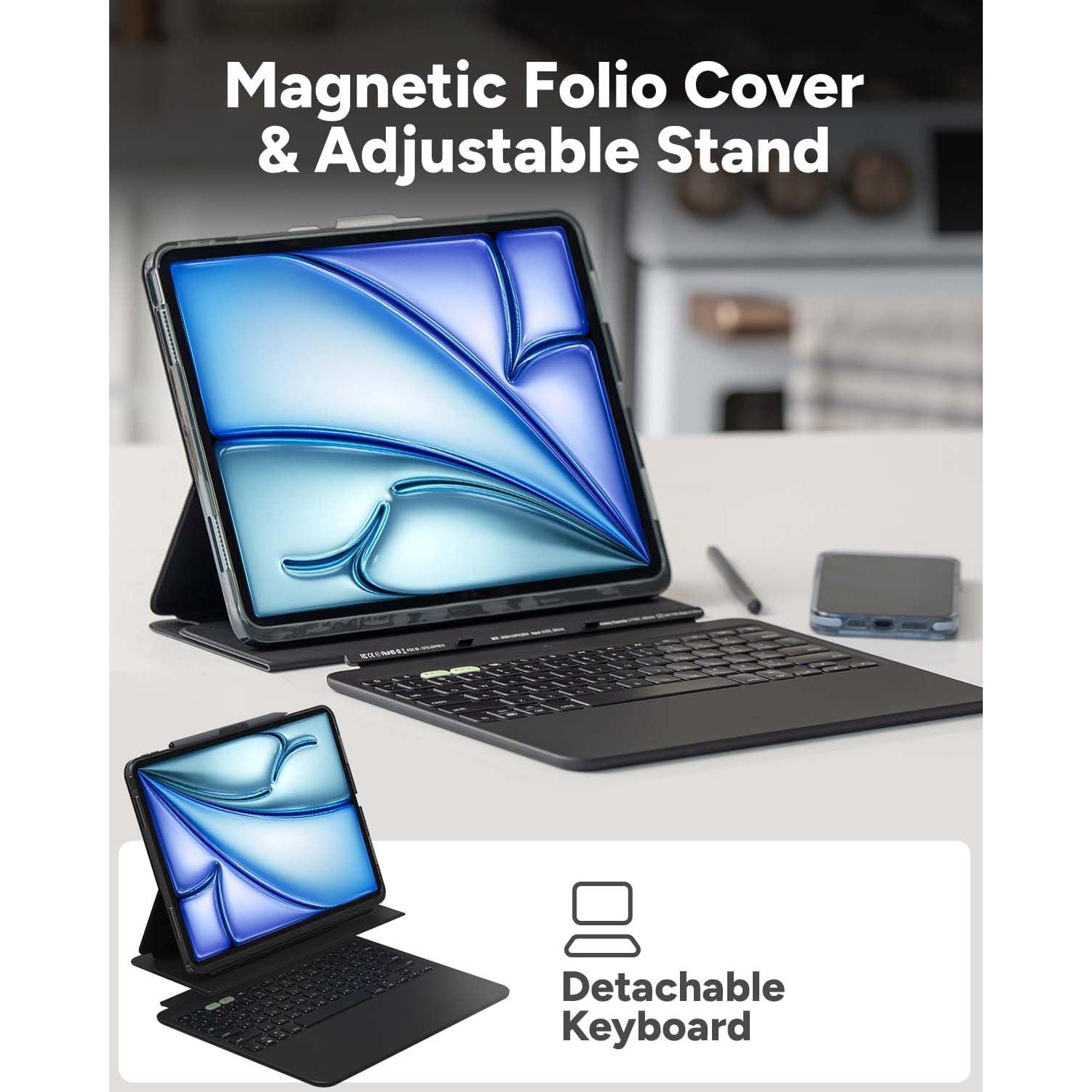 ZAGG Pro Keys 2 Funda y Teclado para iPad Air 11" - Retroiluminado