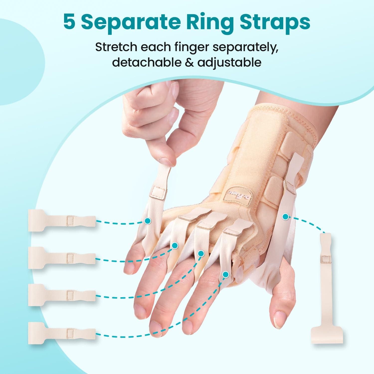 Férula para Parálisis del Nervio Radial DrFinger - Beige, Ajustable