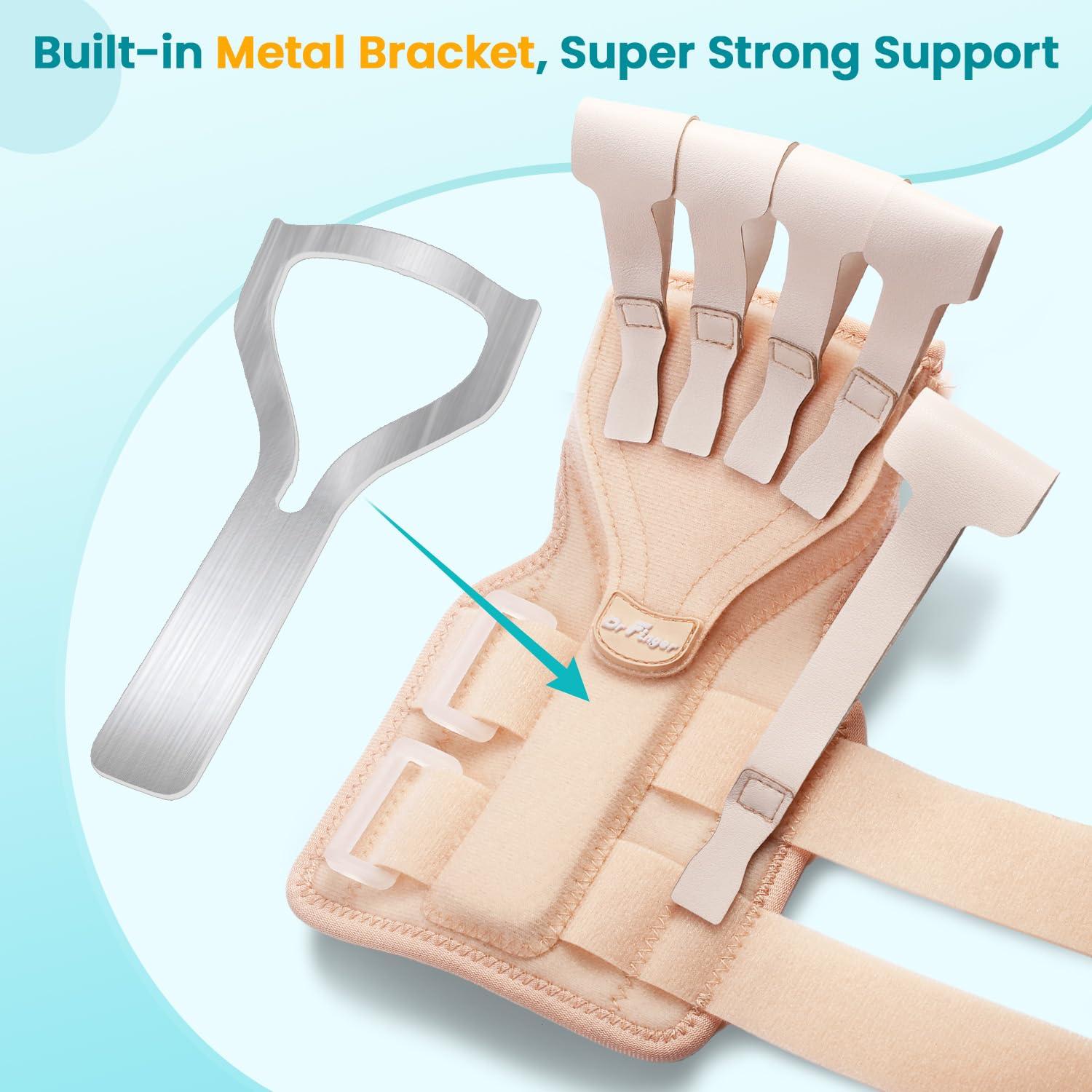 Férula para Parálisis del Nervio Radial DrFinger - Beige, Ajustable
