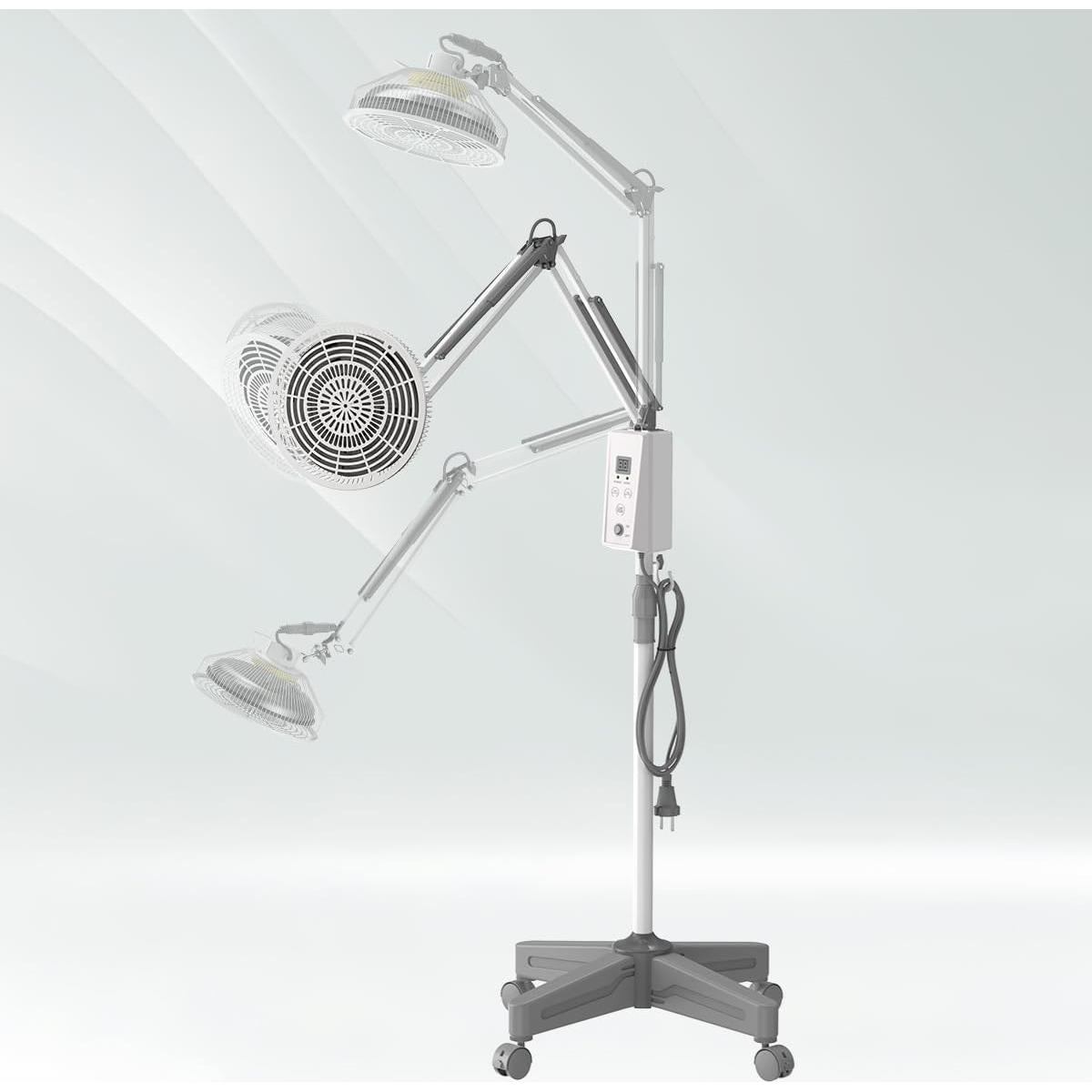 Lámpara de Terapia de Luz Infrarroja YUNCHI 275W 2 en 1