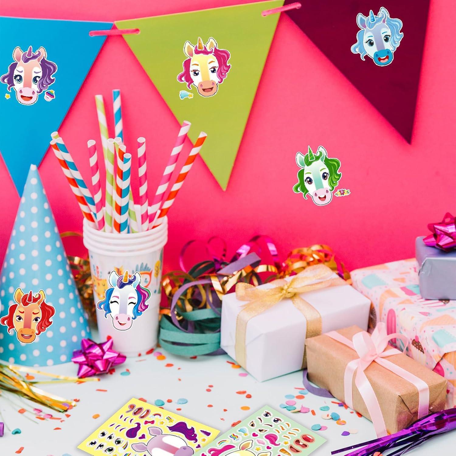 36 Hojas de Calcomanías Reutilizables Ahyuan para Niños