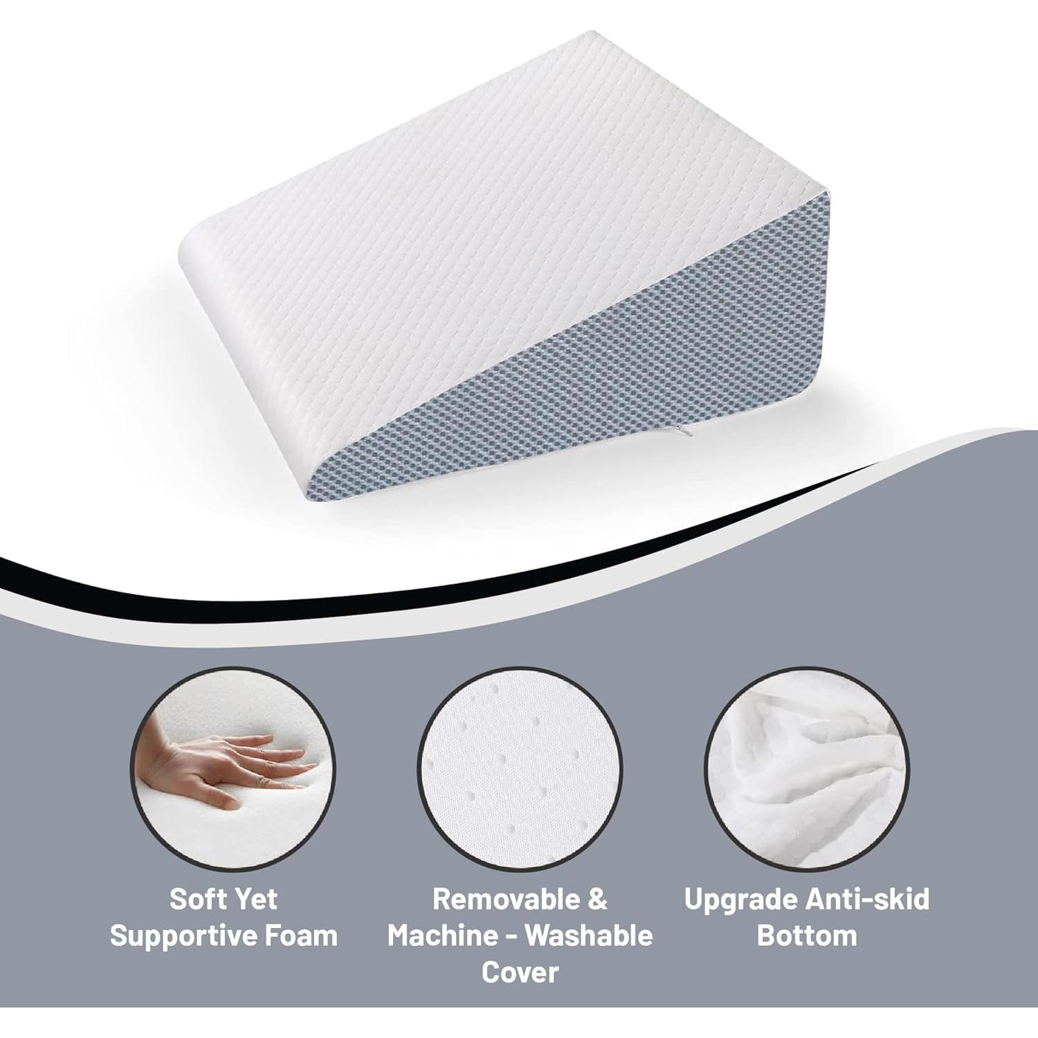 Almohada en Cuña Nutan Triangular para Reflujo y Sueño 60.96x30.48cm