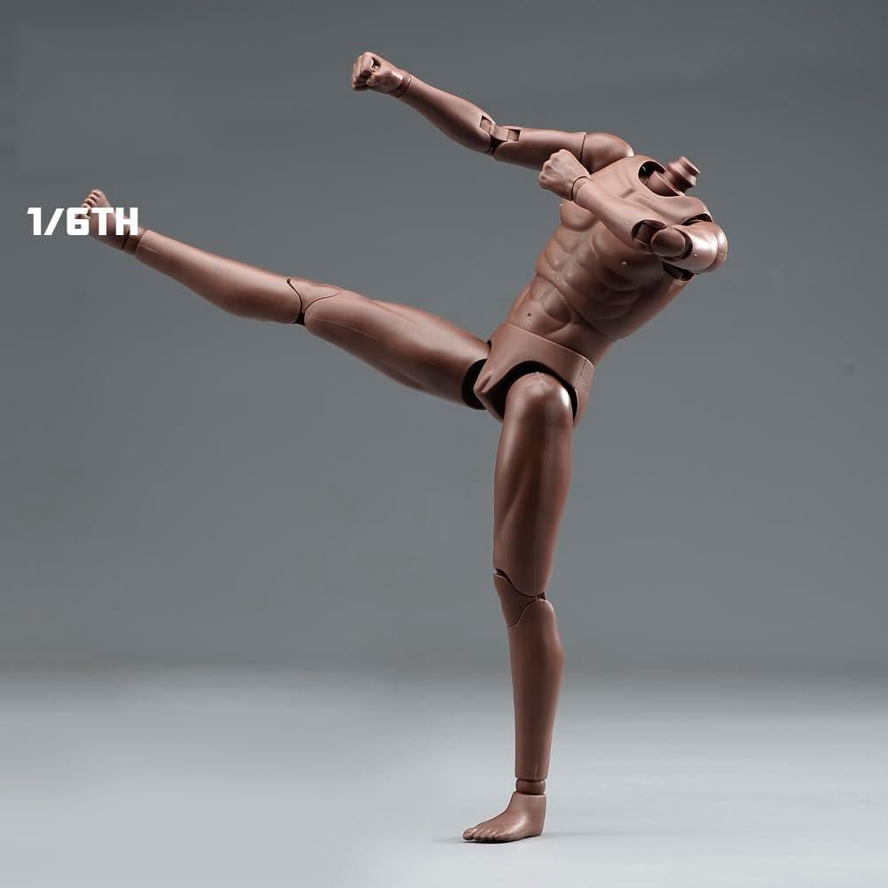 Figura de acción masculina 1/6 Fremego 30cm Piel negra