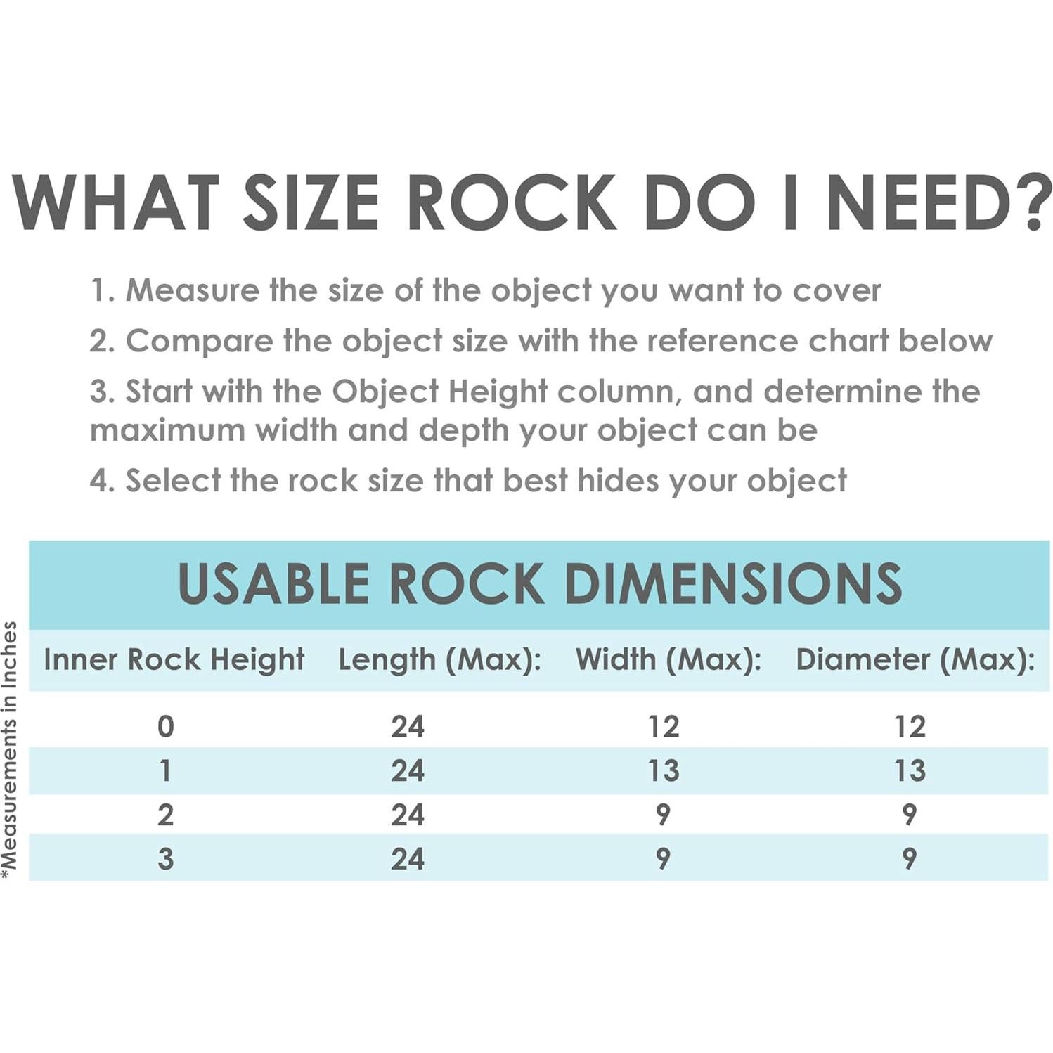 Cubierta de Roca Falsa Sunnydaze 30.75"x20"x3.5" Marrón
