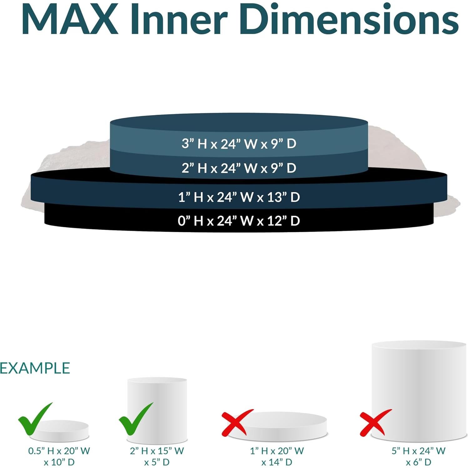 Cubierta de Roca Falsa Sunnydaze 30.75"x20"x3.5" Marrón