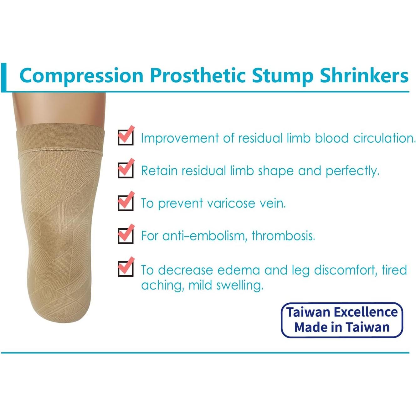 Reductor de muñón protésico JianiMed M 40cm compresión 20-30mmHg