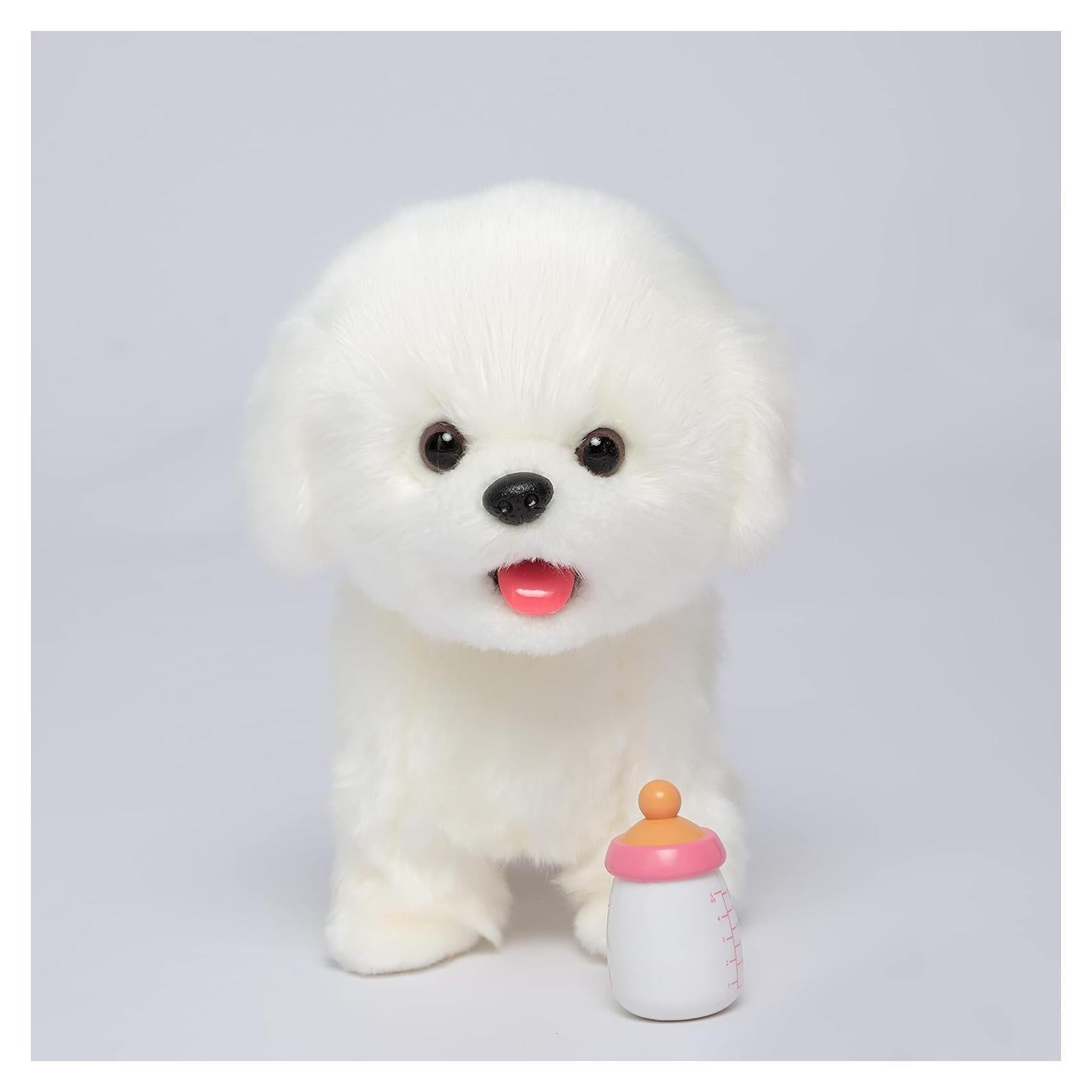 Perro Simulador Interactivo CU-MATE Maltés 30cm - Juguete Electrónico