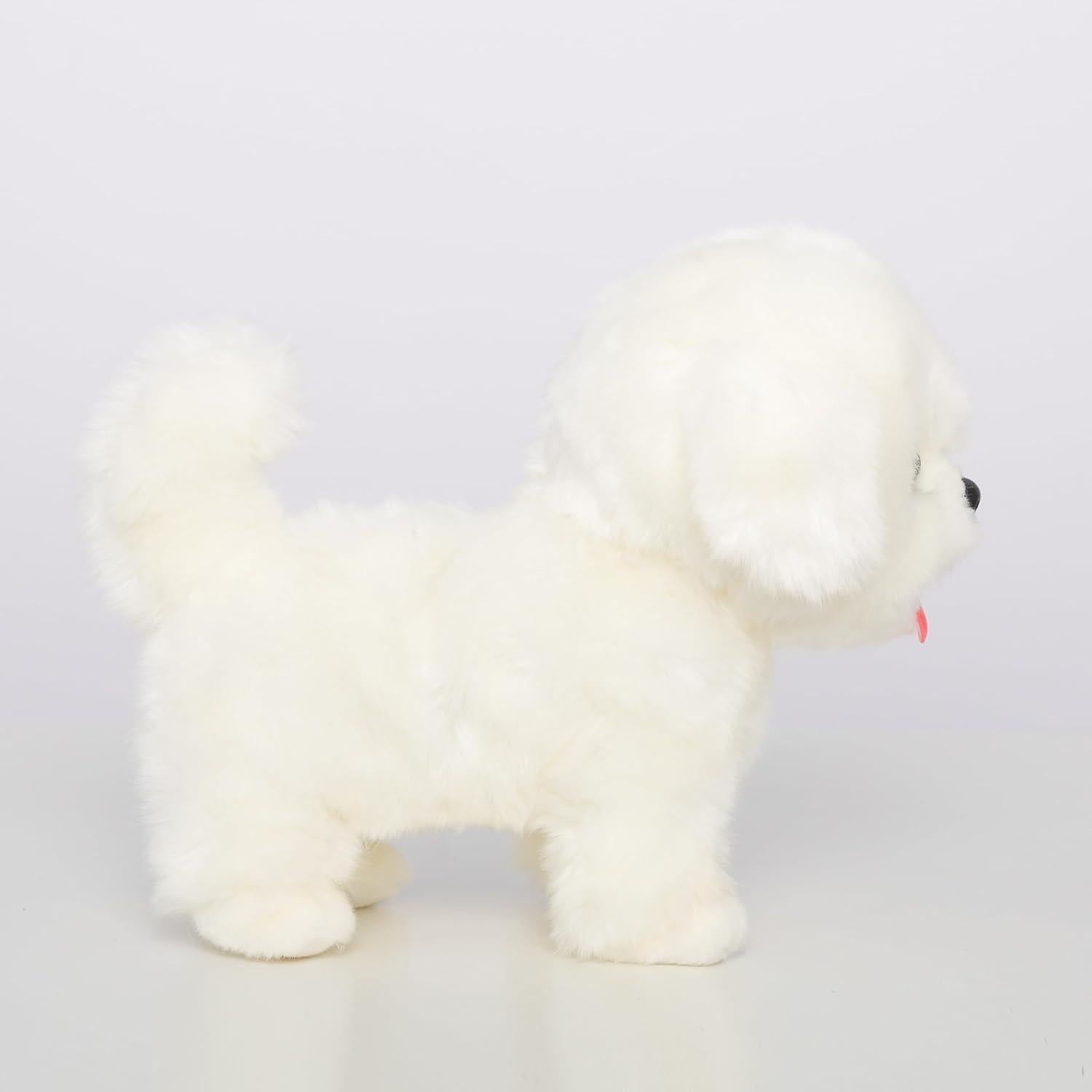 Perro Simulador Interactivo CU-MATE Maltés 30cm - Juguete Electrónico