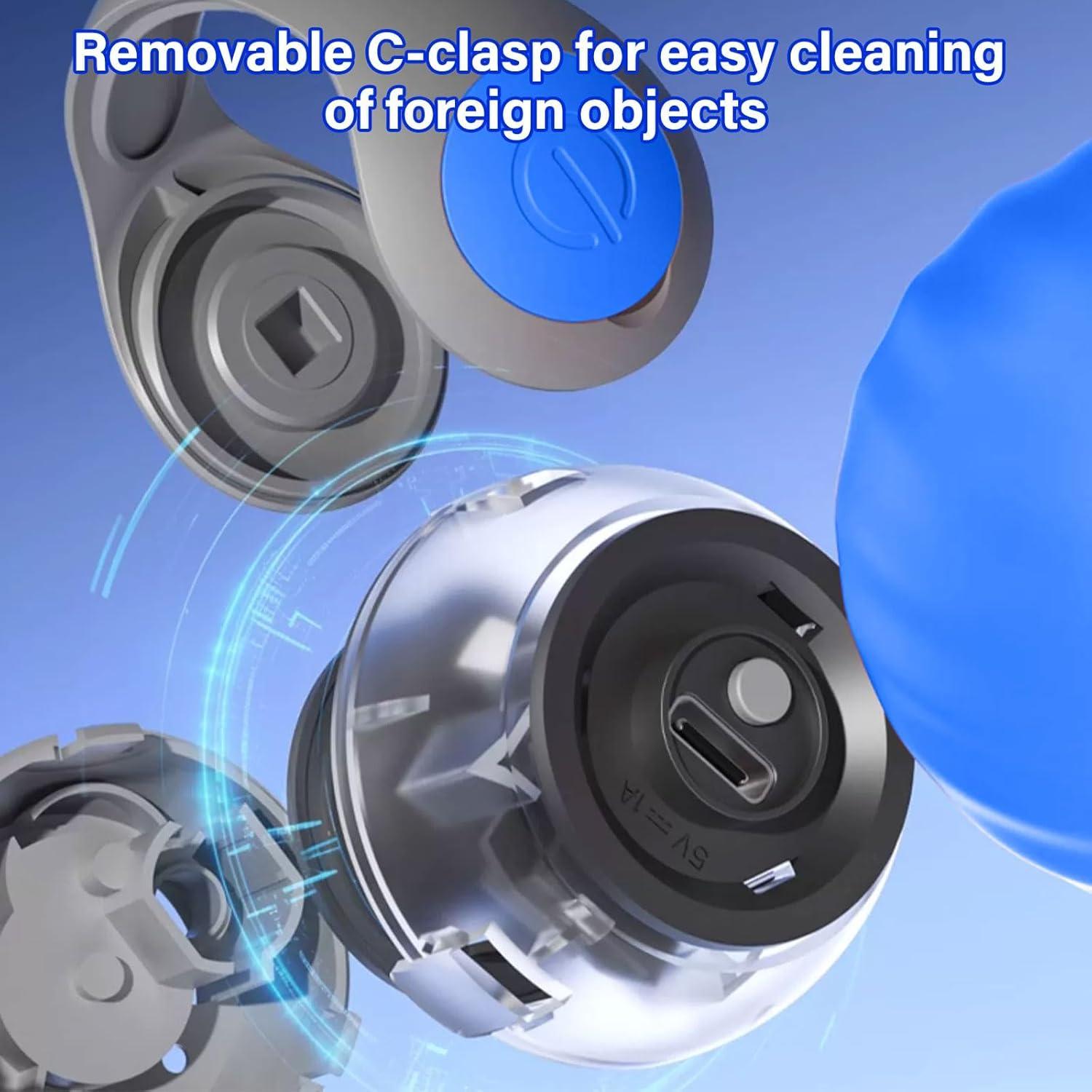 Juguete Interactivo para Gatos LUPAPA con Bola y Pluma Azul