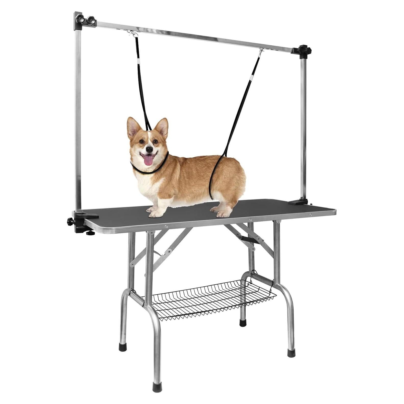Mesa de Aseo para Perros LOVMOR 91.4x61cm Ajustable Plegable