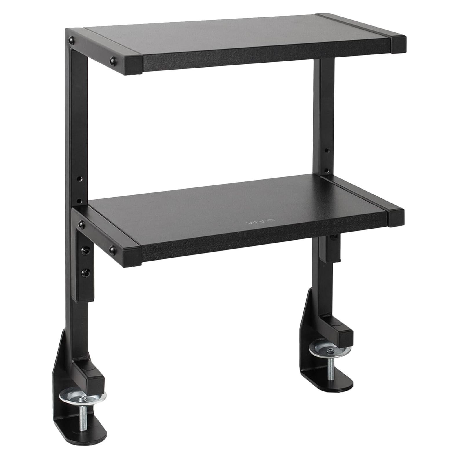 Soporte de Estante Doble VIVO 32x18cm Negro STAND-SHELF2C