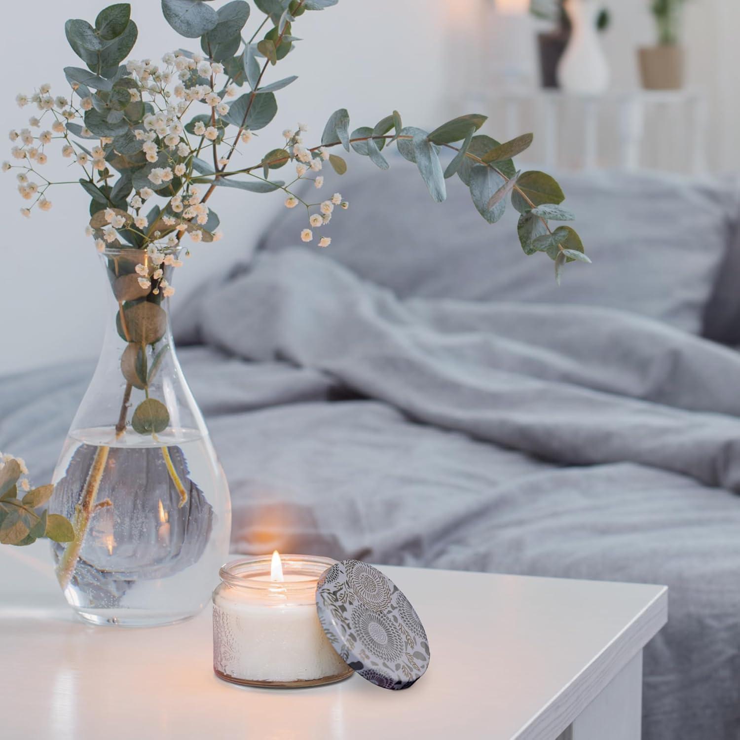 Juego de Velas Aromáticas ADELEGOURDAIN - 4 Fragancias 40h